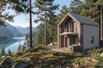  Projekt domu Jaskółka 3 (GDE1089) - projekt domu parterowego z poddaszem - Zdjęcie 6