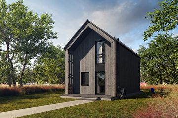  Projekt domu Jaskółka 4 (GDE1090) - projekt domu parterowego z poddaszem - Zdjęcie 1