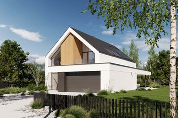  Projekt domu Homekoncept 130 wariant 02 (KRX1294) - projekt domu parterowego z poddaszem - Zdjęcie 4