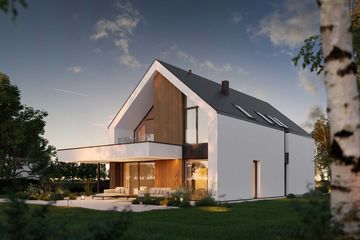  Projekt domu Homekoncept 130 wariant 02 (KRX1294) - projekt domu parterowego z poddaszem - Zdjęcie 13