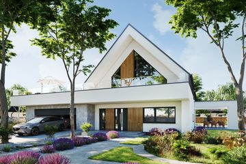  Projekt domu Ka285 T (PKT1344) - projekt domu parterowego z poddaszem - Zdjęcie 1