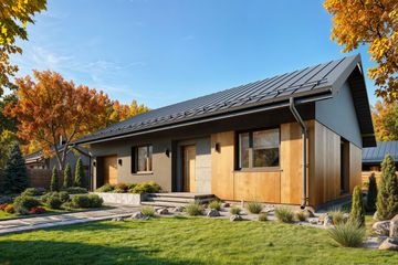  Projekt domu Gaja 4 drewniana (BSE1282) - projekt domu parterowego - Zdjęcie 1