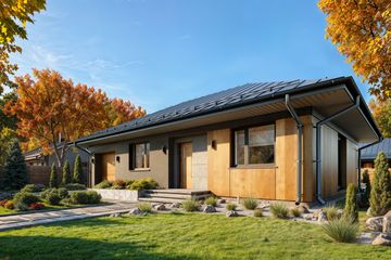  Projekt domu Galia 2 drewniana (BSE1283) - projekt domu parterowego - Zdjęcie 1