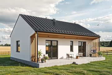  Projekt domu Maluch (GDE1092) - projekt domu parterowego - Zdjęcie 1