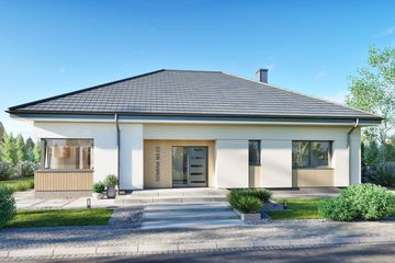  Projekt domu Domena 163 C3 (WRW1425) - projekt domu parterowego - Zdjęcie 3