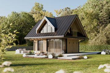  Projekt domu Nasz Domek (KDX1034) - projekt domu parterowego z poddaszem - Zdjęcie 4