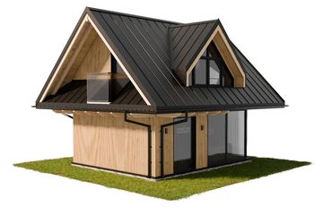  Projekt domu Nasz Domek (KDX1034) - projekt domu parterowego z poddaszem - Zdjęcie 5