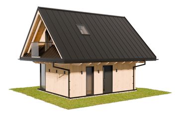  Projekt domu Nasz Domek (KDX1034) - projekt domu parterowego z poddaszem - Zdjęcie 7