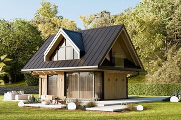  Projekt domu Nasz Domek (KDX1034) - projekt domu parterowego z poddaszem - Zdjęcie 1