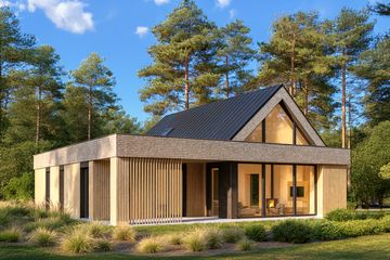  Projekt domu A-118 (PZB1102) - projekt domu parterowego z poddaszem - Zdjęcie 2