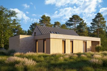  Projekt domu A-118 (PZB1102) - projekt domu parterowego z poddaszem - Zdjęcie 3