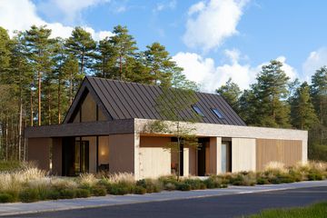  Projekt domu A-118 (PZB1102) - projekt domu parterowego z poddaszem - Zdjęcie 4