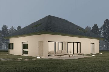  Projekt domu A-166 (PZB1096) - projekt domu parterowego z poddaszem - Zdjęcie 6