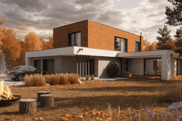  Projekt domu Aedificatus I G2 (SLS1162) - projekt domu z pełnym piętrem - Zdjęcie 1