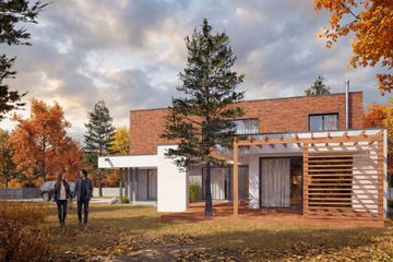  Projekt domu Aedificatus I G2 (SLS1162) - projekt domu z pełnym piętrem - Zdjęcie 2