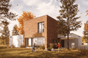  Projekt domu Aedificatus I G2 (SLS1162) - projekt domu z pełnym piętrem - Zdjęcie 5