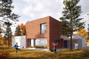  Projekt domu Aedificatus I G2 (SLS1162) - projekt domu z pełnym piętrem - Zdjęcie 3