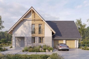  Projekt domu Tepideus I PG2 (SLS1167) - projekt domu parterowego z poddaszem - Zdjęcie 3