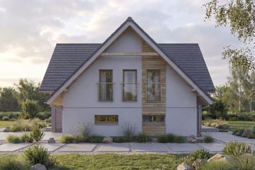  Projekt domu Tepideus I PG2 (SLS1167) - projekt domu parterowego z poddaszem - Zdjęcie 6