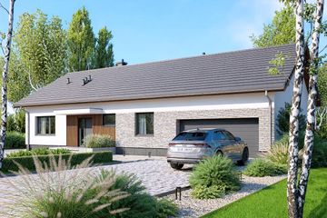  Projekt domu Pigwa (WOF1269) - projekt domu parterowego - Zdjęcie 1