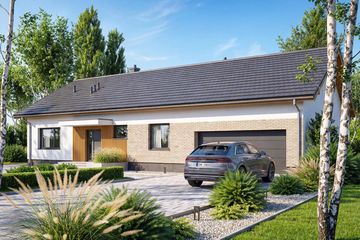  Projekt domu Pigwa (WOF1269) - projekt domu parterowego - Zdjęcie 2