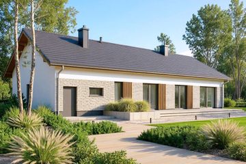  Projekt domu Pigwa (WOF1269) - projekt domu parterowego - Zdjęcie 3
