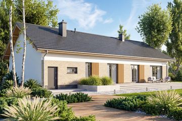  Projekt domu Pigwa (WOF1269) - projekt domu parterowego - Zdjęcie 3