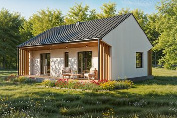  Projekt domu Maluch - murowany (GDE1093) - projekt domu parterowego - Zdjęcie 4