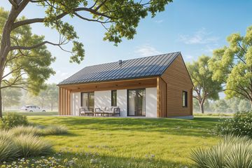  Projekt domu Maluch - murowany (GDE1093) - projekt domu parterowego - Zdjęcie 5