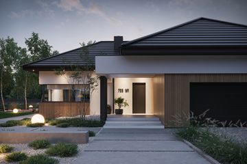  Projekt domu NewHouse 725 w1 (KRZ1142) - projekt domu parterowego - Zdjęcie 3