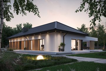  Projekt domu NewHouse 725 w1 (KRZ1142) - projekt domu parterowego - Zdjęcie 23