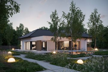  Projekt domu NewHouse 725 w1 (KRZ1142) - projekt domu parterowego - Zdjęcie 25