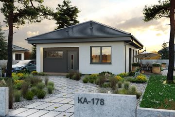  Projekt domu Ka178 (PKT1349) - projekt domu parterowego - Zdjęcie 1