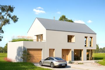  Projekt domu JB65 (GDA1049) - projekt domu z pełnym piętrem - Zdjęcie 1