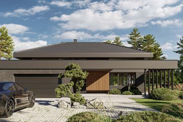  Projekt domu HomeKoncept 128 (KRX1297) - projekt domu z pełnym piętrem - Zdjęcie 2