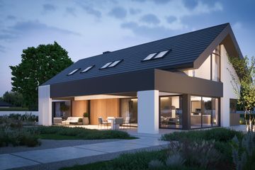  Projekt domu NewHouse 764 (KRZ1144) - projekt domu parterowego z poddaszem - Zdjęcie 5