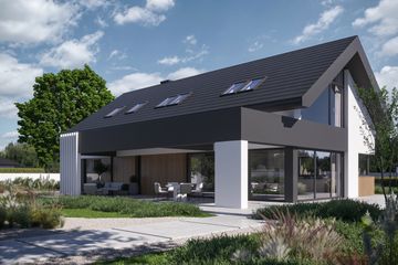  Projekt domu NewHouse 764 (KRZ1144) - projekt domu parterowego z poddaszem - Zdjęcie 6