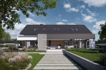  Projekt domu NewHouse 764 (KRZ1144) - projekt domu parterowego z poddaszem - Zdjęcie 8