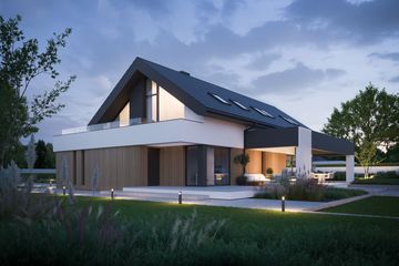  Projekt domu NewHouse 764 (KRZ1144) - projekt domu parterowego z poddaszem - Zdjęcie 11