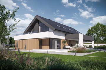  Projekt domu NewHouse 764 (KRZ1144) - projekt domu parterowego z poddaszem - Zdjęcie 12