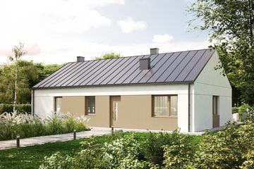  Projekt domu Nasz Parterowy 90 (GDF1003) - projekt domu parterowego - Zdjęcie 1