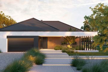  Projekt domu HomeKoncept 126 wariant 01 (KRX1296) - projekt domu parterowego - Zdjęcie 1