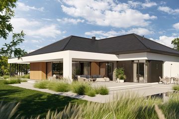  Projekt domu HomeKoncept 126 wariant 01 (KRX1296) - projekt domu parterowego - Zdjęcie 10