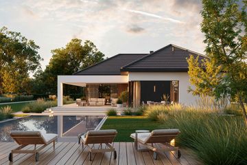  Projekt domu HomeKoncept 126 wariant 01 (KRX1296) - projekt domu parterowego - Zdjęcie 12