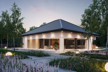  Projekt domu NewHouse 770 w3 (KRZ1145) - projekt domu parterowego - Zdjęcie 5