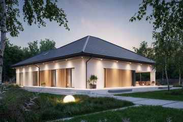  Projekt domu NewHouse 770 w3 (KRZ1145) - projekt domu parterowego - Zdjęcie 12