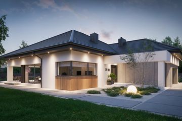  Projekt domu NewHouse 770 w3 (KRZ1145) - projekt domu parterowego - Zdjęcie 16