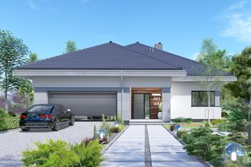  Projekt domu APS 401 wariant 4 (LUA1681) - projekt domu parterowego - Zdjęcie 5