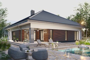  Projekt domu APS 401 wariant 4 (LUA1681) - projekt domu parterowego - Zdjęcie 8