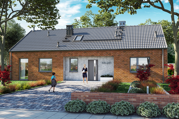  Projekt domu Ka241 Sz (PKT1351) - projekt domu parterowego - Zdjęcie 2